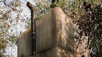 Salvaged Material-Made Saunas Image 1