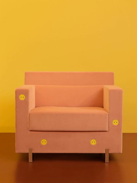 Plug Socket-Cladded Armchairs