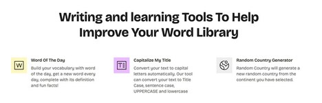 Writing Assistance Tools