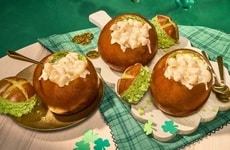 Green-Hued Bakery Bread Bowls