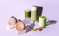 Springtime French-Asian Cafe Menus Image 1