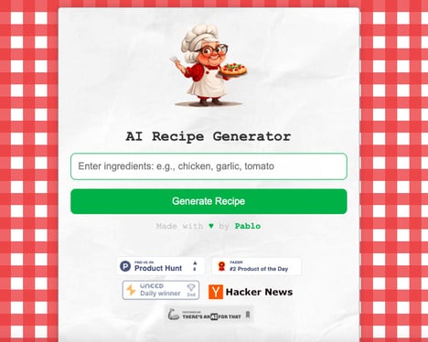 AI Recipe Generators
