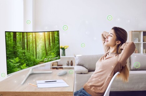 Air Purifier-Integrated Monitors