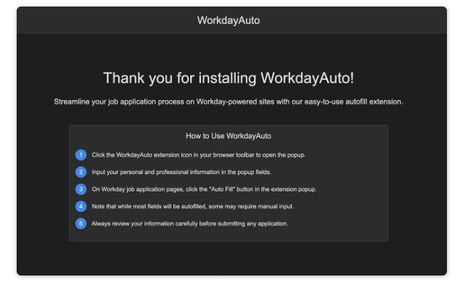 Application Autofill Extensions