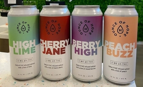 Flavor-Driven Cannabis Seltzers