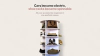 Convenience-Focused Rotating Shoe Racks Image 1