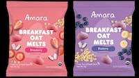 Textural Oatmeal Breakfast Snacks