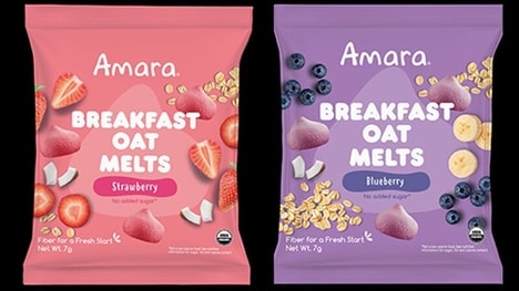 Textural Oatmeal Breakfast Snacks