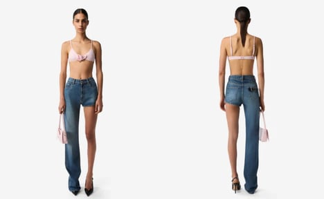 One-Legged Luxury Fashion Jeans