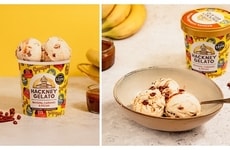 Nutty Caramel Banana Gelatos