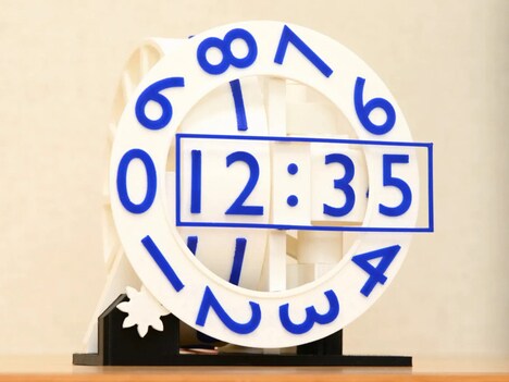 Mechanical Digital Mesmerizing Clocks