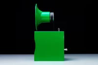 Glossy Green Modern Speakers