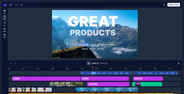 Video Editing Templates: React Video Editor Template Saves Time with ...
