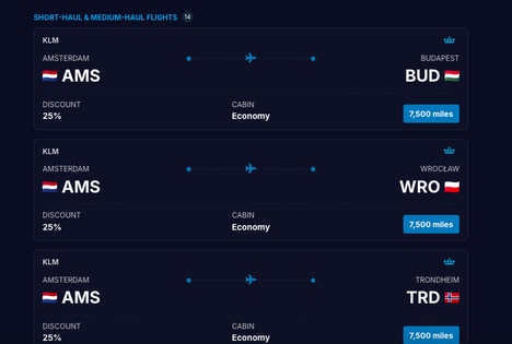 Flight Rewards Trackers