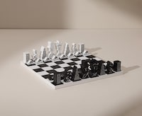 NYC-Inspired Structural Chess Sets Image 6