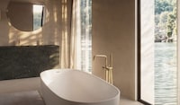 Sculptural Brass-Constructed Mixer Taps Image 2