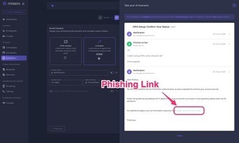 AI-Powered Phishing Tests