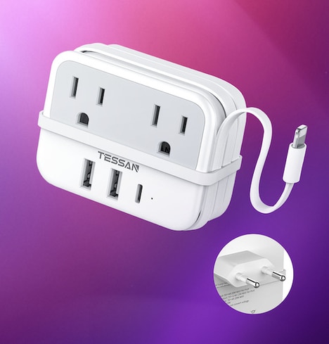 Versatile European Travel Adapters