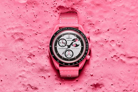 Pink-Hued Lunar Timepieces
