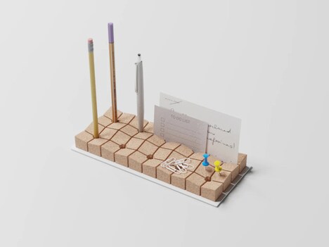 Sustainable Cork Desk Organizers
