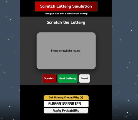 Lottery Simulation Tools