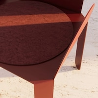 Singular Metal Sheet-Made Chairs Image 6