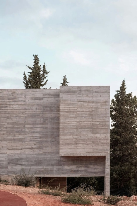 Concrete Brutalist Hilltop Residences
