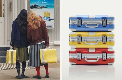 Colorful Retro Luxury Suitcases