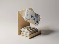 Single-Piece Wooden Magazine Racks Image 6