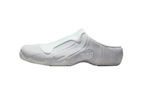 All-White Textural Futuristic Shoe