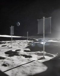 Solar-Lined Energy Towers Image 1