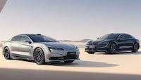 Luxury Self-Parking EV Sedans