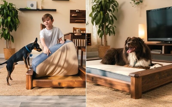 Designer Dual-Sided Dog Beds