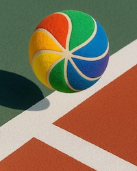 Digital Icon-Inspired Tennis Balls Image 3