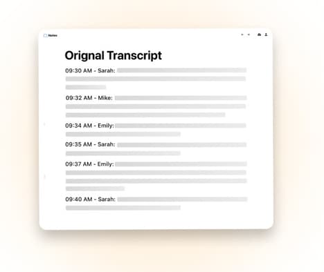 AI Meeting Summaries