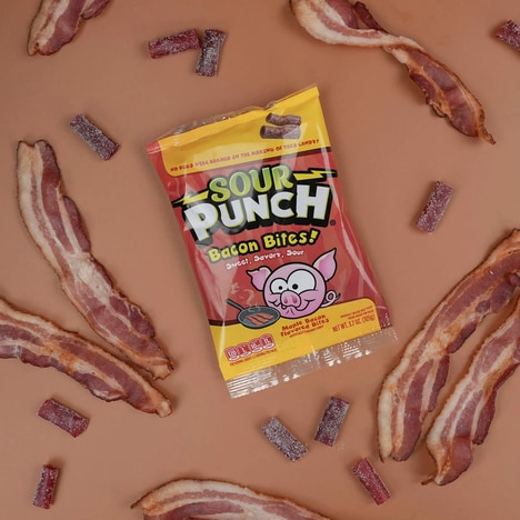 Sour Bacon-Flavored Candies