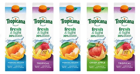 Refreshing Reduced Sugar Juices