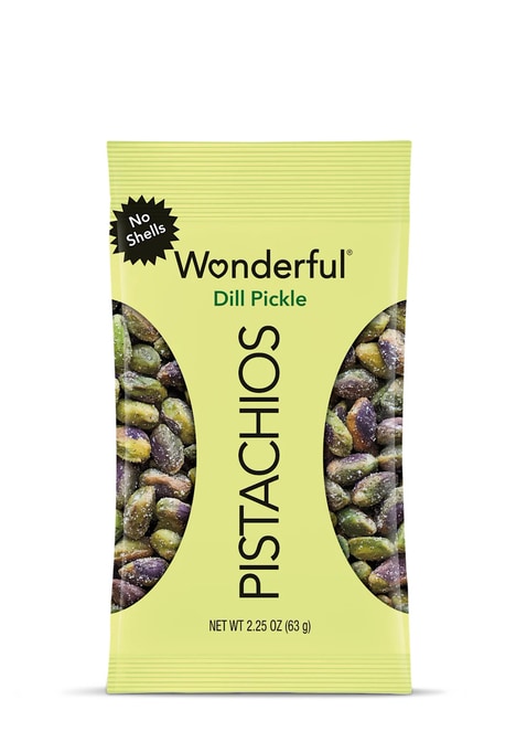 Pickle-Flavored Pistachio Snacks