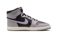 Monochromatic Smokey Hi-Cut Sneakers