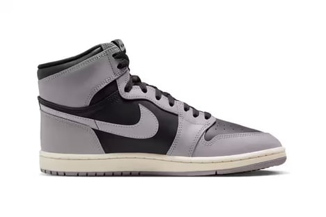 Monochromatic Smokey Hi-Cut Sneakers
