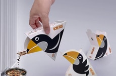 Bird-Shaped Food Packagings