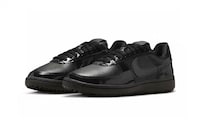 Black Patent Stealthy Sneakers Image 3
