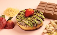 Nutty Viral Chocolate Donuts Image 1