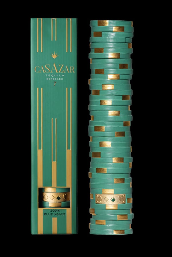 Casino-Inspired Tequila Packaging