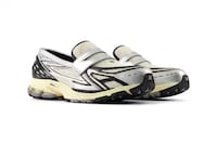 Metallic-Tinged Mesh Loafers Image 2