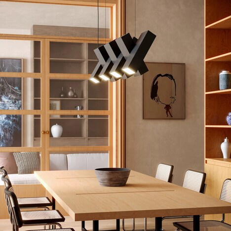 Domino-Inspired Pendant Lamps