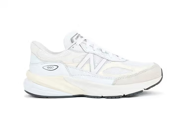 White Tonal Vintage Sneakers