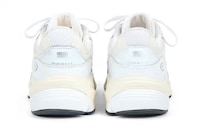 White Tonal Vintage Sneakers Image 4
