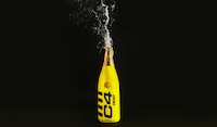 Champagne-Style Energy Drink Bottles