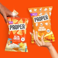 High-Fiber Cheese-Flavored Snacks